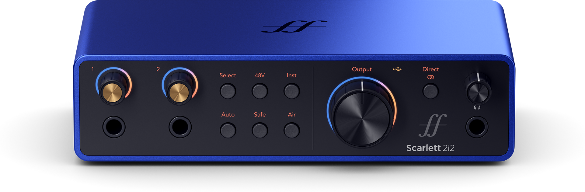 Focusrite Scarlett 2i2 G4 Ae Blue - Interface de audio USB - Main picture