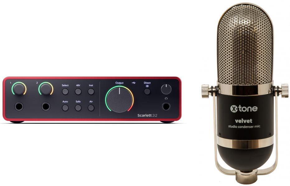 Focusrite Scarlett 2i2 G4 + Velvet - Pack Home Estudio - Main picture