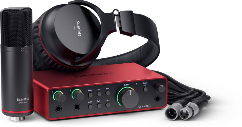 Focusrite Scarlett 2i2 G4 Studio - Pack Home Estudio - Main picture