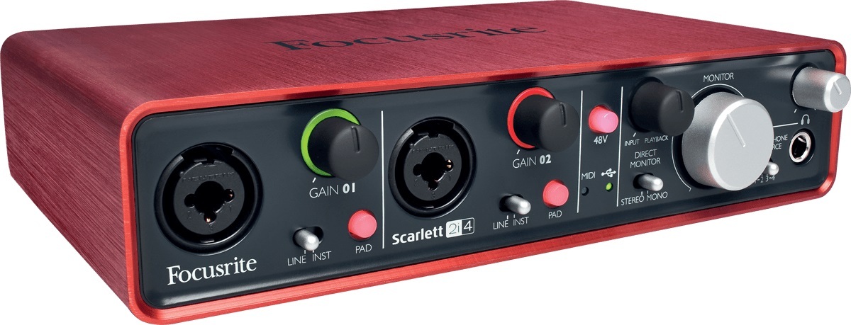 Focusrite Scarlett 2i4 - Interface de audio USB - Main picture