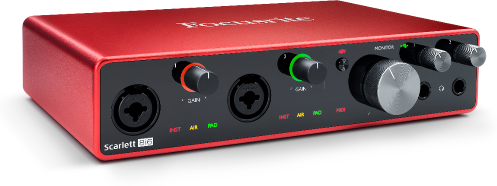 Focusrite Scarlett 8i6 G3 - Interface de audio USB - Main picture