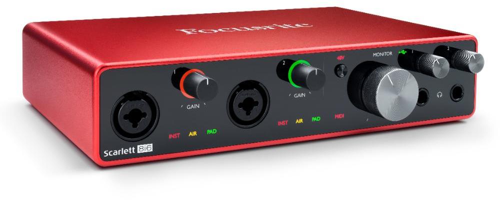 Interface de audio usb Focusrite Scarlett 8I6 G3
