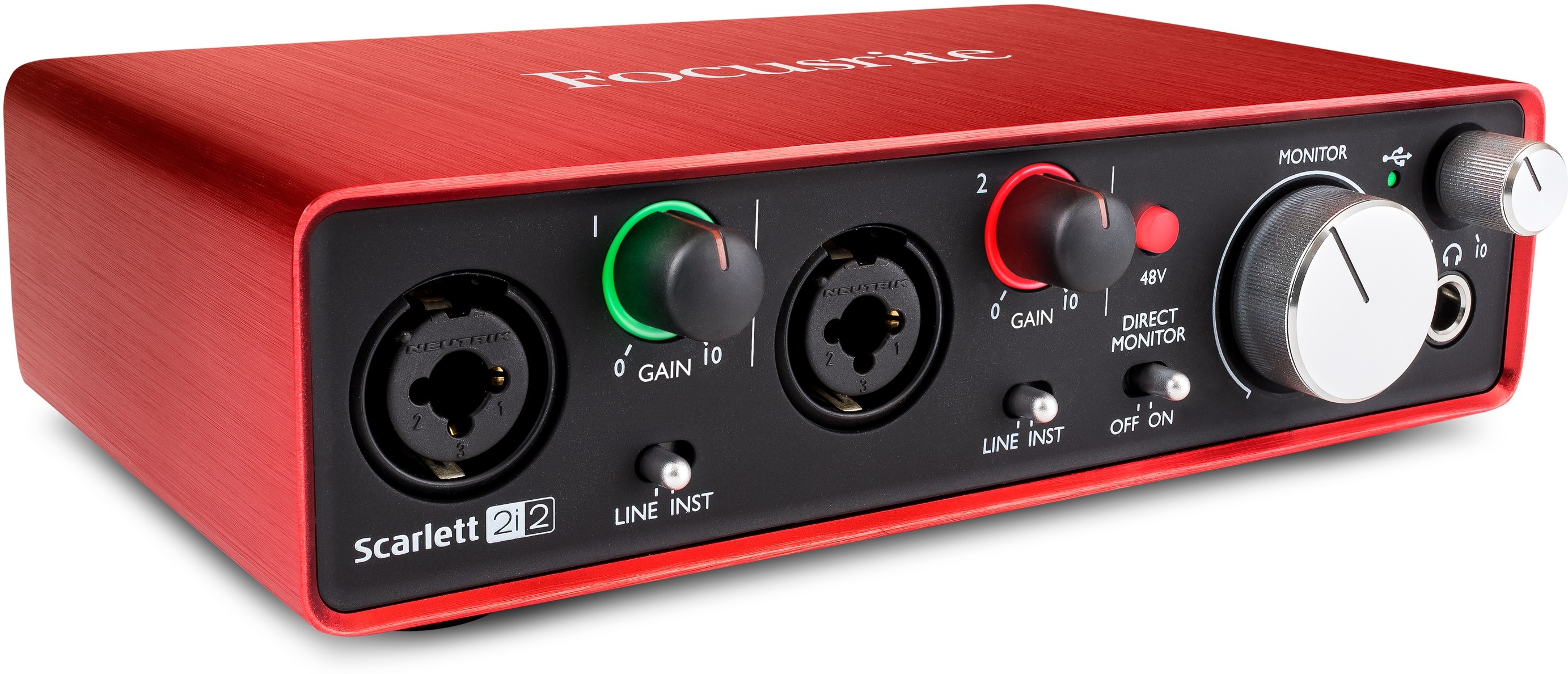 Focusrite Scarlett2 2i2 - Interface de audio USB - Main picture