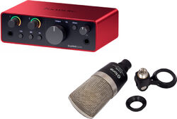 Pack home estudio Focusrite Scarlett Solo G4  + (XS-Studio)