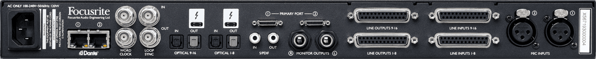 Focusrite Red 16 Line - Interface de audio thunderbolt - Variation 1