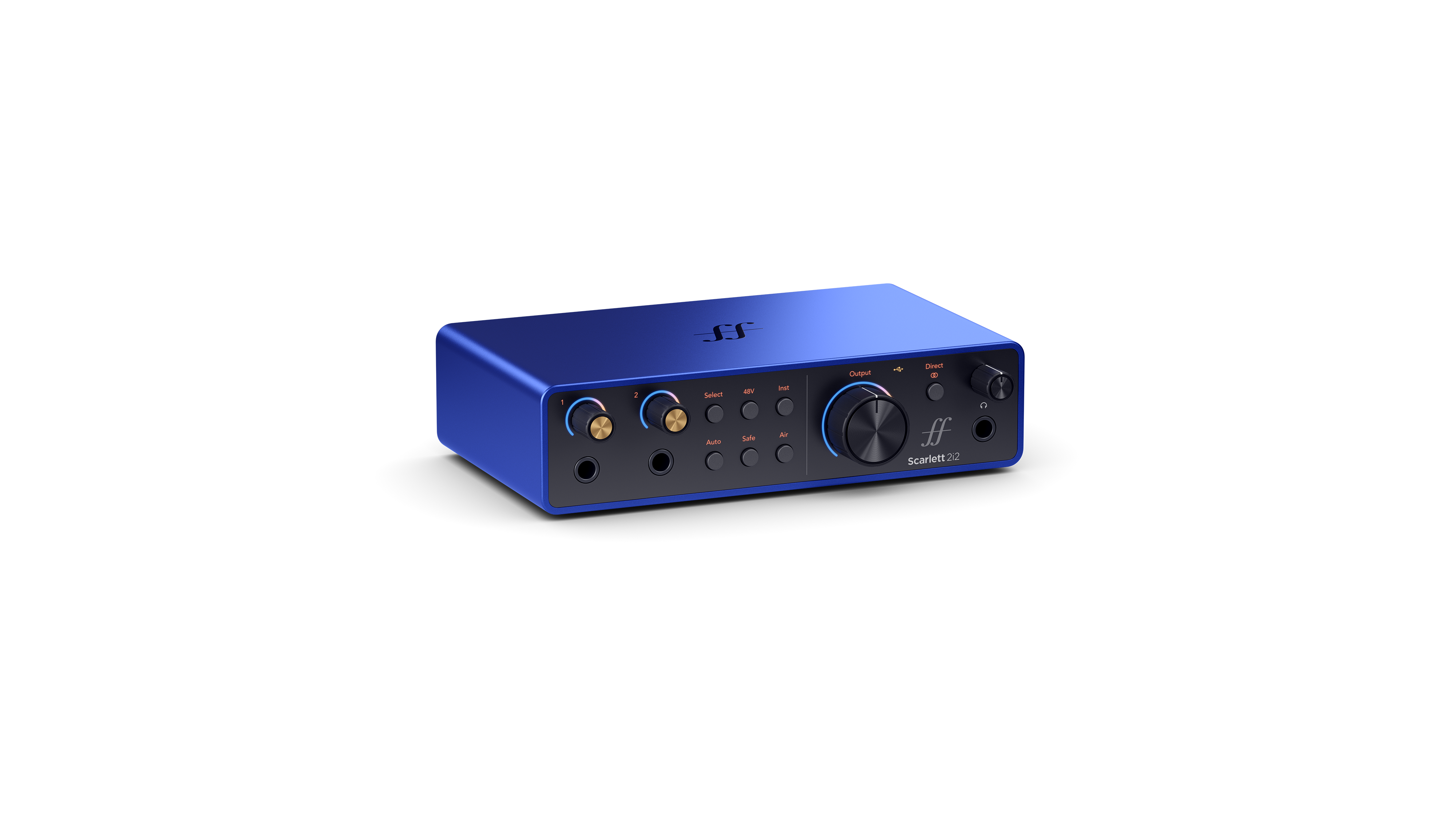 Focusrite Scarlett 2i2 G4 Ae Blue - Interface de audio USB - Variation 1