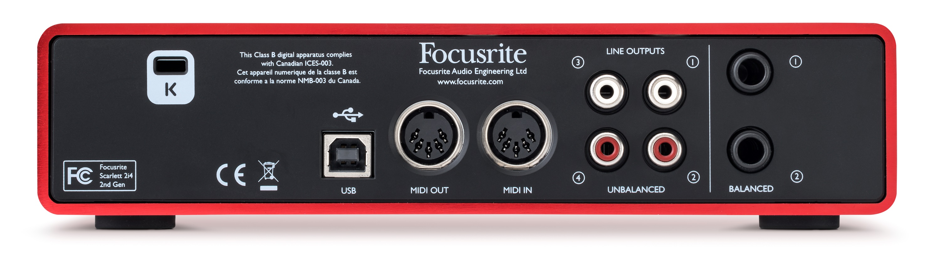 Focusrite Scarlett2 2i4 - Interface de audio USB - Variation 1