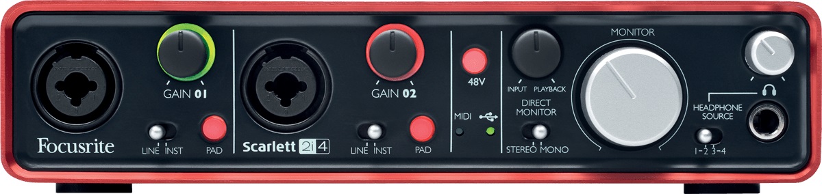 Focusrite Scarlett 2i4 - Interface de audio USB - Variation 1