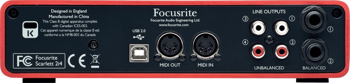 Focusrite Scarlett 2i4 - Interface de audio USB - Variation 2