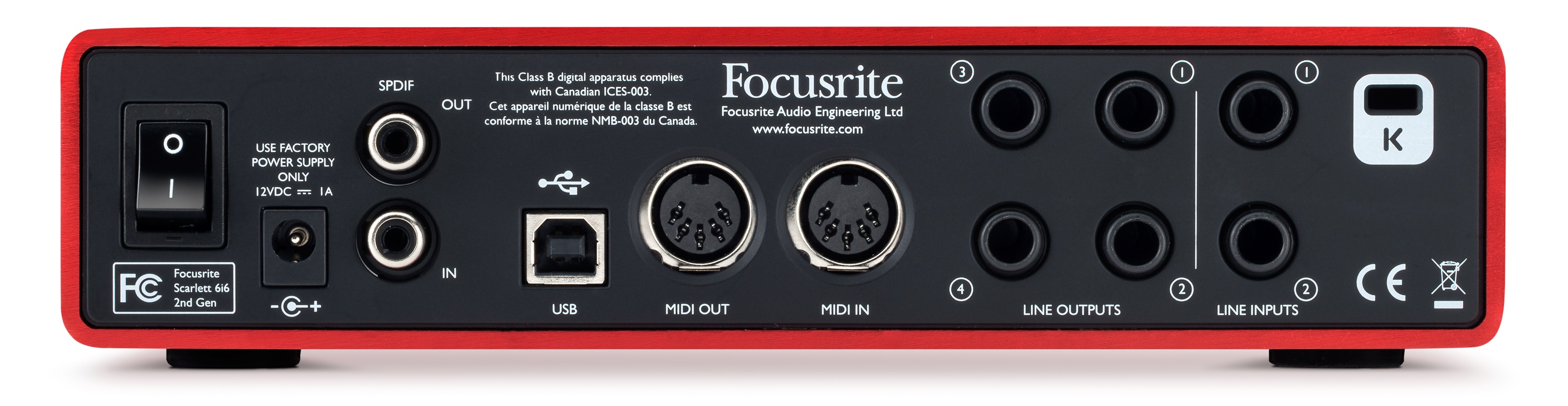 Focusrite Scarlett2 6i6 - Interface de audio USB - Variation 3