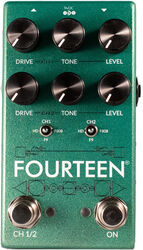 Pedal overdrive / distorsión / fuzz Fortin amps Fourteen Dual Boost Overdrive