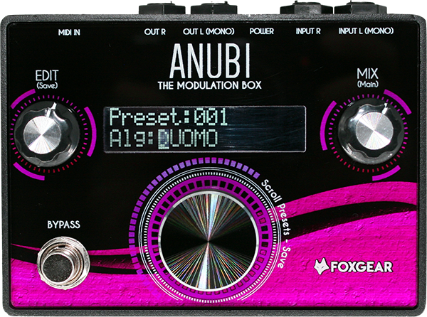 Foxgear Anubi Modulation Box - Pedal de chorus / flanger / phaser / modulación / trémolo - Main picture