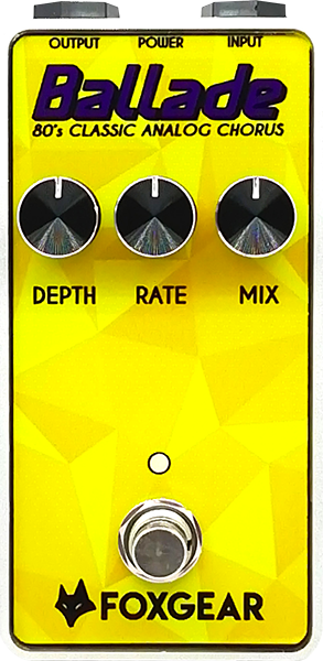 Foxgear Ballade Chorus - Pedal de chorus / flanger / phaser / modulación / trémolo - Main picture