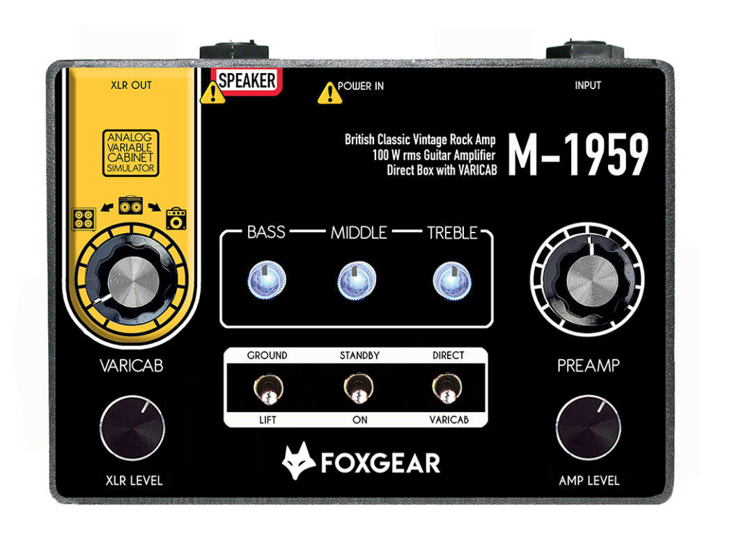 Foxgear M-1959 Miniamp 100w 4 Ohm - Cabezal para guitarra eléctrica - Main picture