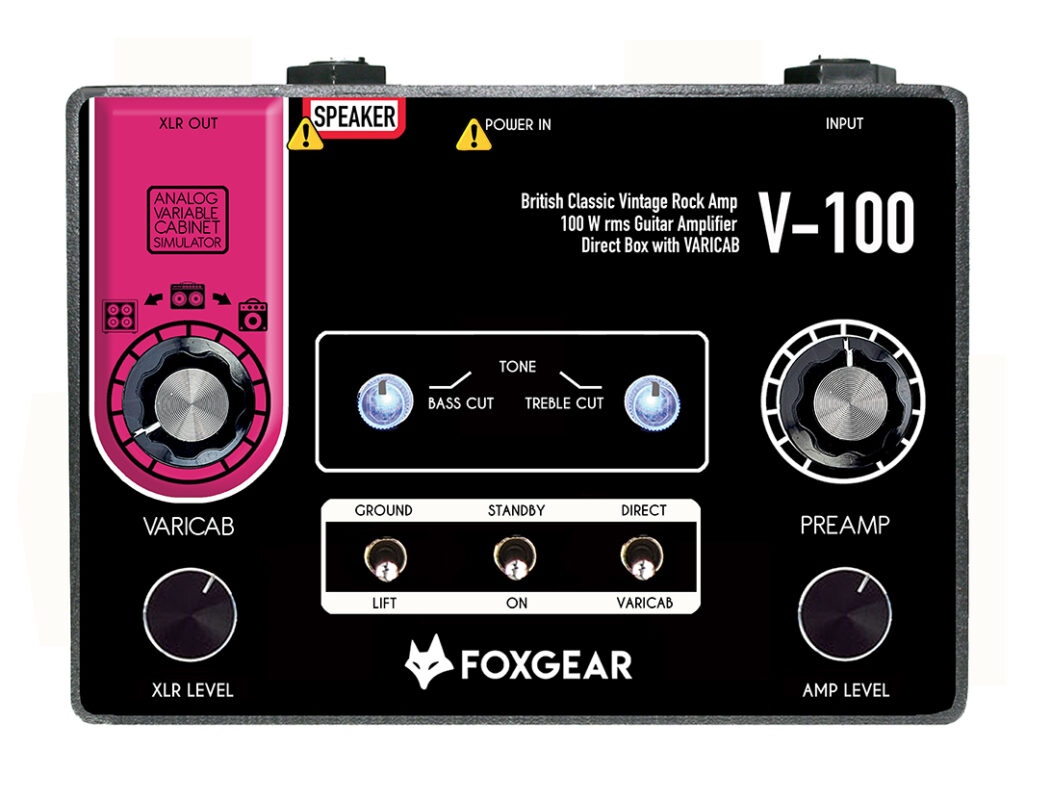 Foxgear V-100 Miniamp 100w 4 Ohm - Cabezal para guitarra eléctrica - Main picture