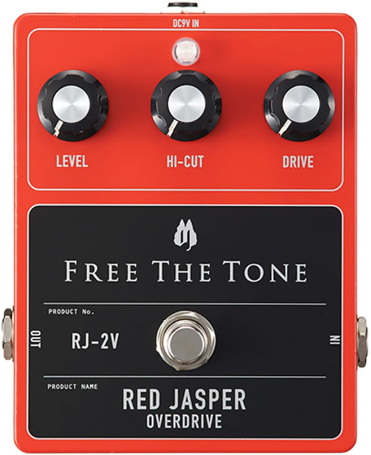 Free The Tone Red Jasper Rj-2v Overdrive - Pedal overdrive / distorsión / fuzz - Main picture