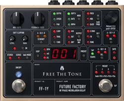 Pedal de reverb / delay / eco Free the tone Future Factory Digital Delay