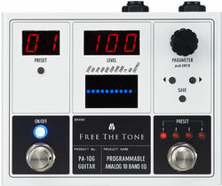 Pedal ecualizador / enhancer Free the tone PA-1QG Programmable Analog 10 Band EQ