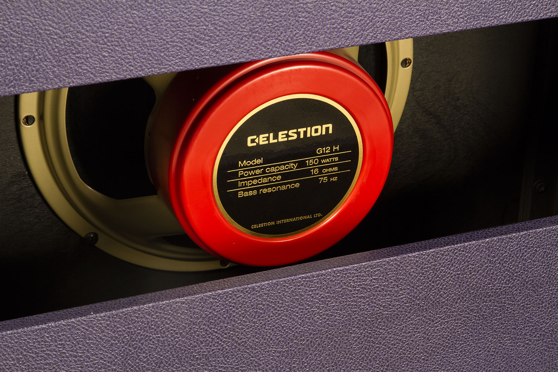 Friedman Amplification 112 Large Open-back Guitar Cab. 1x12 65w 16-ohms Purple / Vintage G.cloth - Cabina amplificador para guitarra eléctrica - Varia
