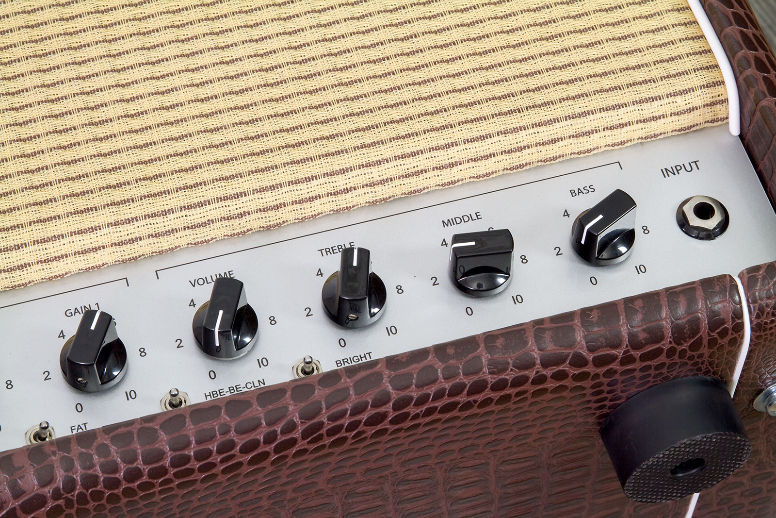 Friedman Amplification Be50 Deluxe Head 25/50w El34 Brown Gator Tolex - Cabezal para guitarra eléctrica - Variation 4
