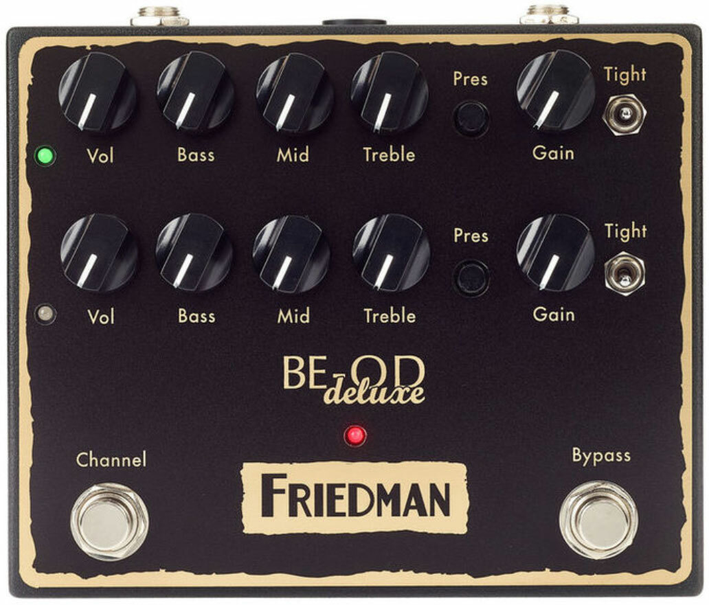 Friedman Amplification Be-od Deluxe Pedal Overdrive - Pedal overdrive / distorsión / fuzz - Main picture