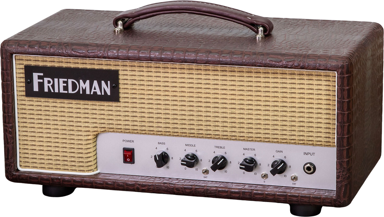 Friedman Amplification Pink Taco V2  Head 20w El84 Brown Gator Tolex - Cabezal para guitarra eléctrica - Main picture