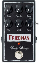 Pedal overdrive / distorsión / fuzz Friedman amplification Dirty Shirley Overdrive Pedal