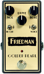 Pedal overdrive / distorsión / fuzz Friedman amplification Golden Pearl Overdrive