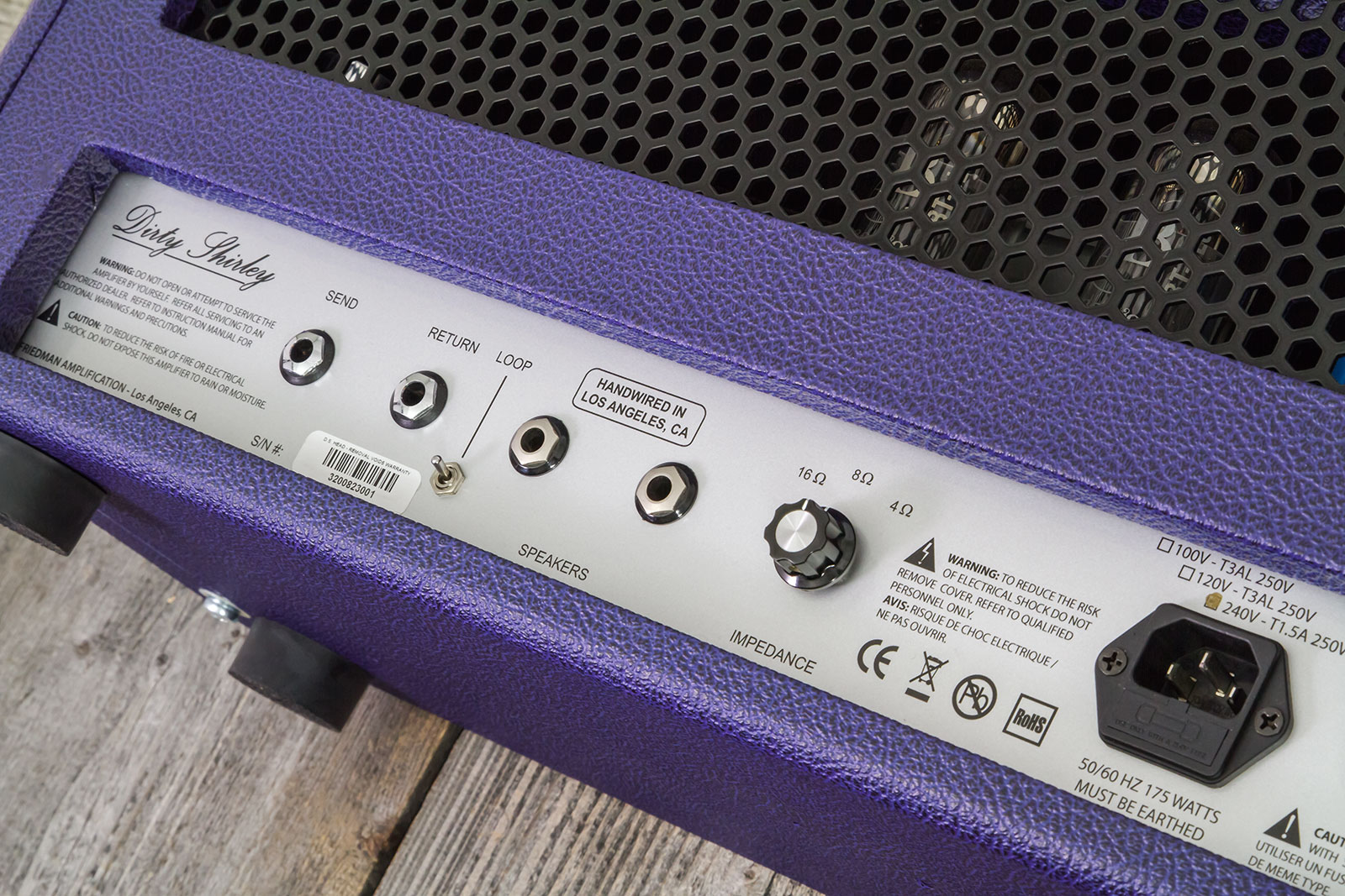 Friedman Amplification Dirty Shirley Head 40w 5881 Purple - Cabezal para guitarra eléctrica - Variation 3