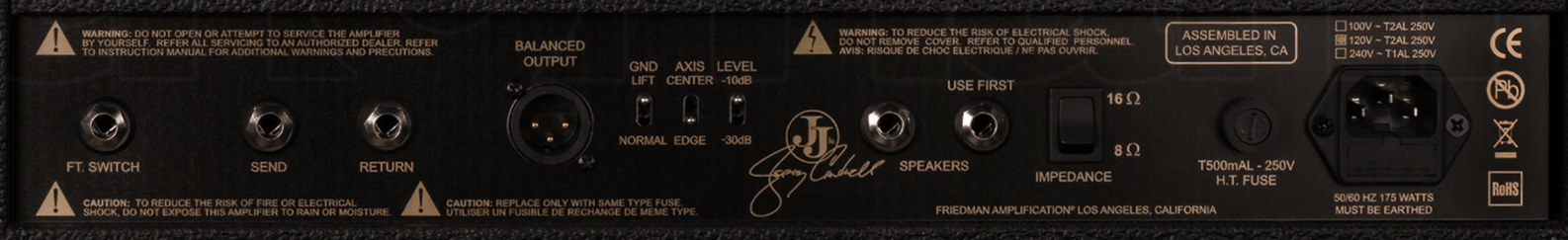 Friedman Amplification Jj Junior Head 25w - Cabezal para guitarra eléctrica - Variation 3