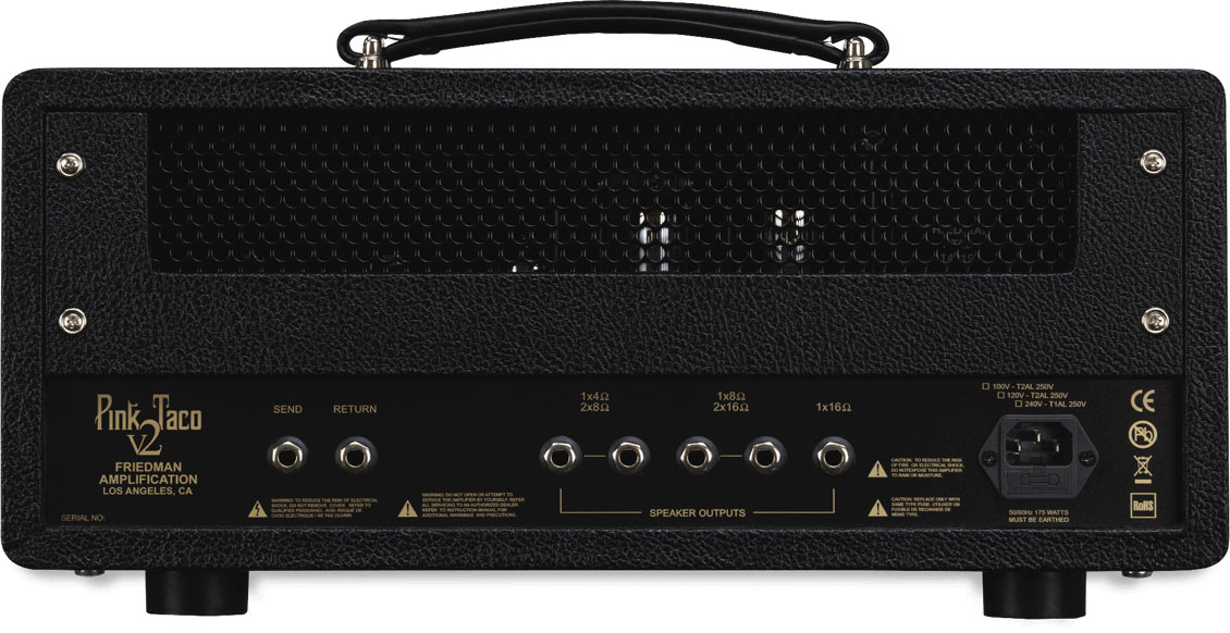 Friedman Amplification Pink Taco V2 Head 20w El84 Black - Cabezal para guitarra eléctrica - Variation 1