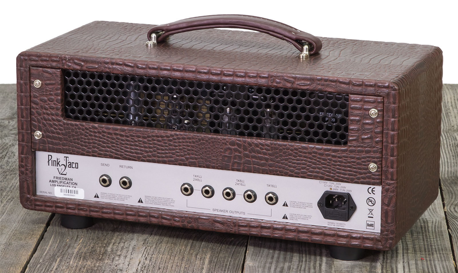 Friedman Amplification Pink Taco V2  Head 20w El84 Brown Gator Tolex - Cabezal para guitarra eléctrica - Variation 1