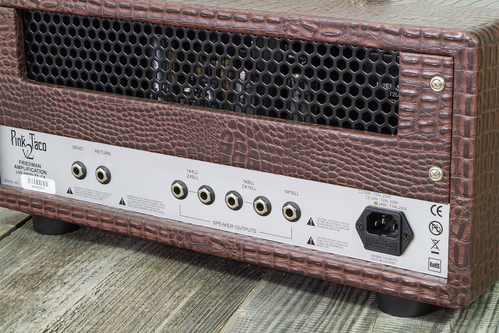 Friedman Amplification Pink Taco V2  Head 20w El84 Brown Gator Tolex - Cabezal para guitarra eléctrica - Variation 4