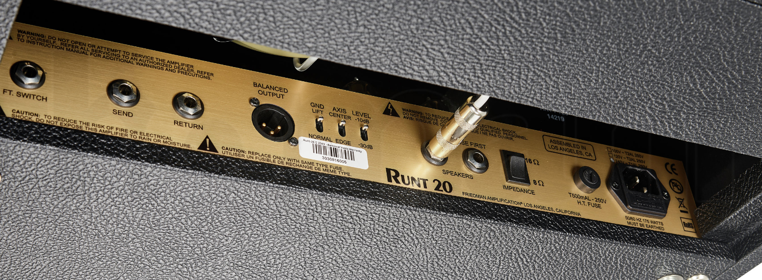 Friedman Amplification Runt 20 Combo 20w 1x12 - Combo amplificador para guitarra eléctrica - Variation 3