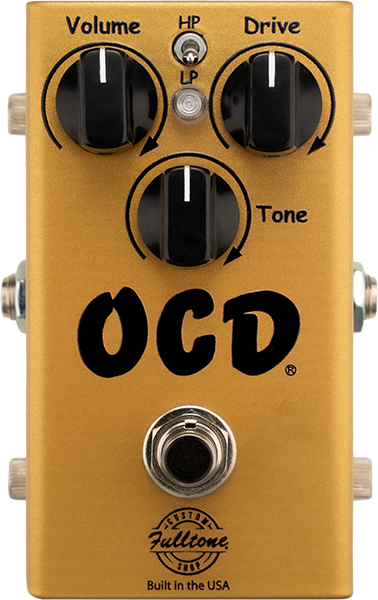 Fulltone Ocd V2 Gold Ltd Overdrive Standard - Pedal overdrive / distorsión / fuzz - Main picture