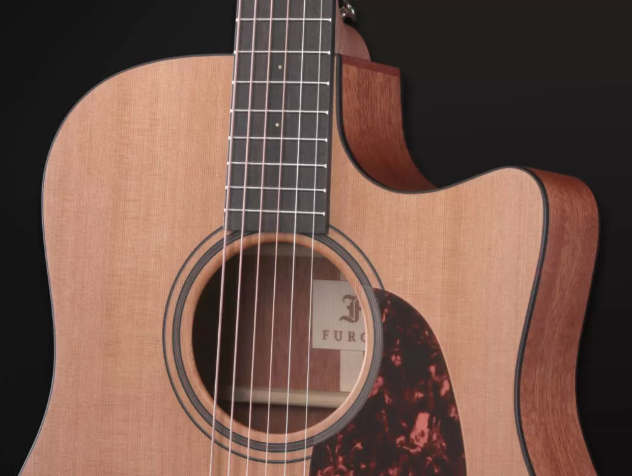 Furch Blue Dc-cm 43mm Lrb1 Dreadnought Cw Cedre Acajou Eb - Natural Full-pore Gloss - Guitarra folk - Variation 4