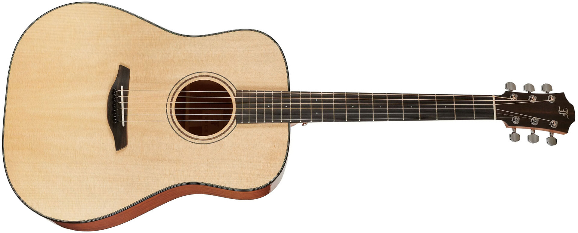 Furch Green D-sm Lrb1 Dreadnought Epicea Acajou Eb - Natural Full-pore Gloss - Guitarra folk - Main picture