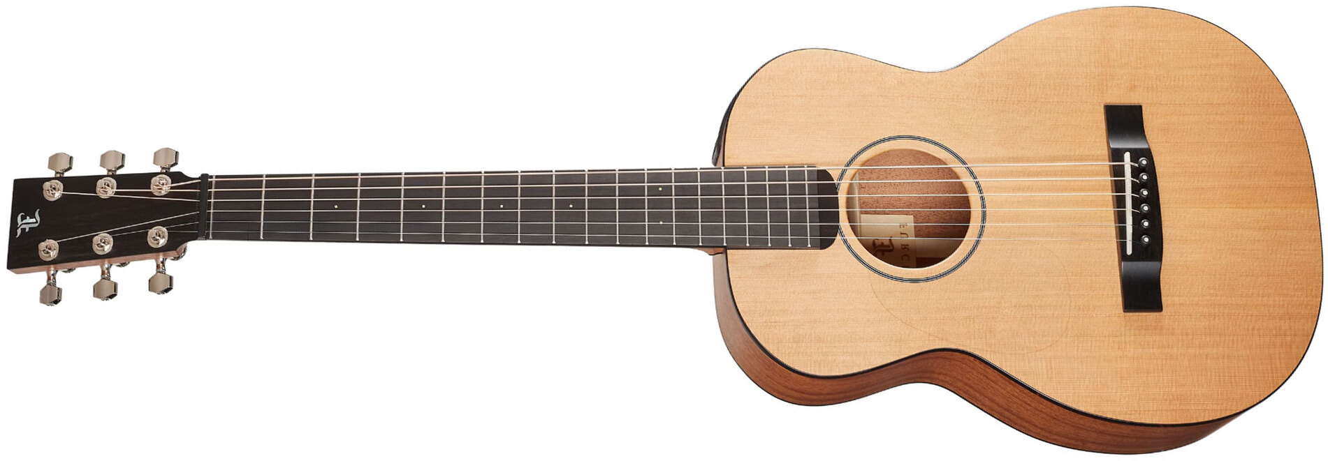 Furch Little Jane Lj 10-cm Lrb1 Lh Travel Gaucher Shsc Cedre Acajou Eb - Natural Open-pore - Guitarra folk - Main picture