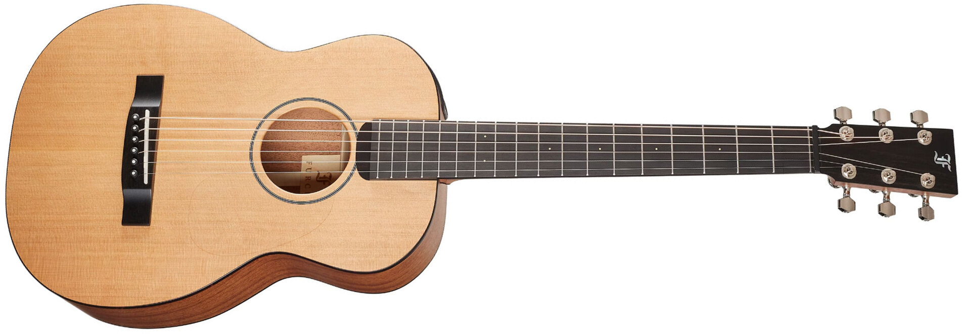 Furch Little Jane Lj 10-cm Lrb1 Travel Shsc Cedre Acajou Eb - Natural Open-pore - Guitarra folk - Main picture