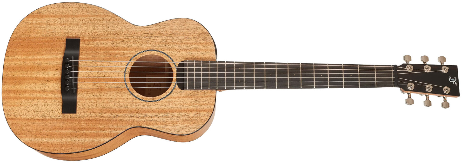 Furch Little Jane Lj 10-mm Travel Shsc Tout Acajou Eb - Natural Open-pore - Guitarra folk - Main picture