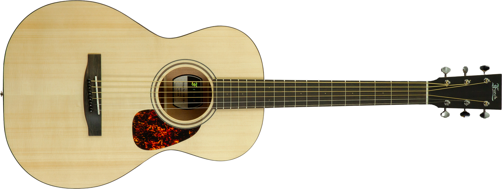 Furch Vintage Pure Em A Ooms Grand Concert Shsc Epicea Acajou Eb - Natural Open-pore - Guitarra folk - Main picture