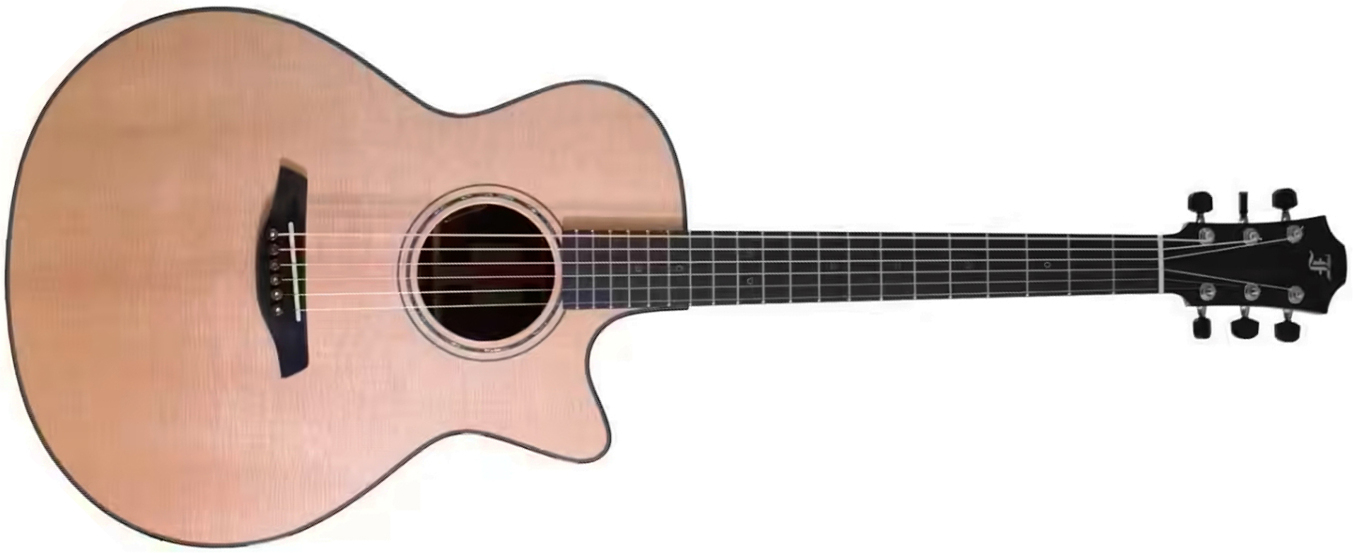 Furch Yellow Sr Gc Lrb1 Grand Auditorium Cw Epicea Palissandre Eb - Full-pore High-gloss Natural - Guitarra folk - Main picture