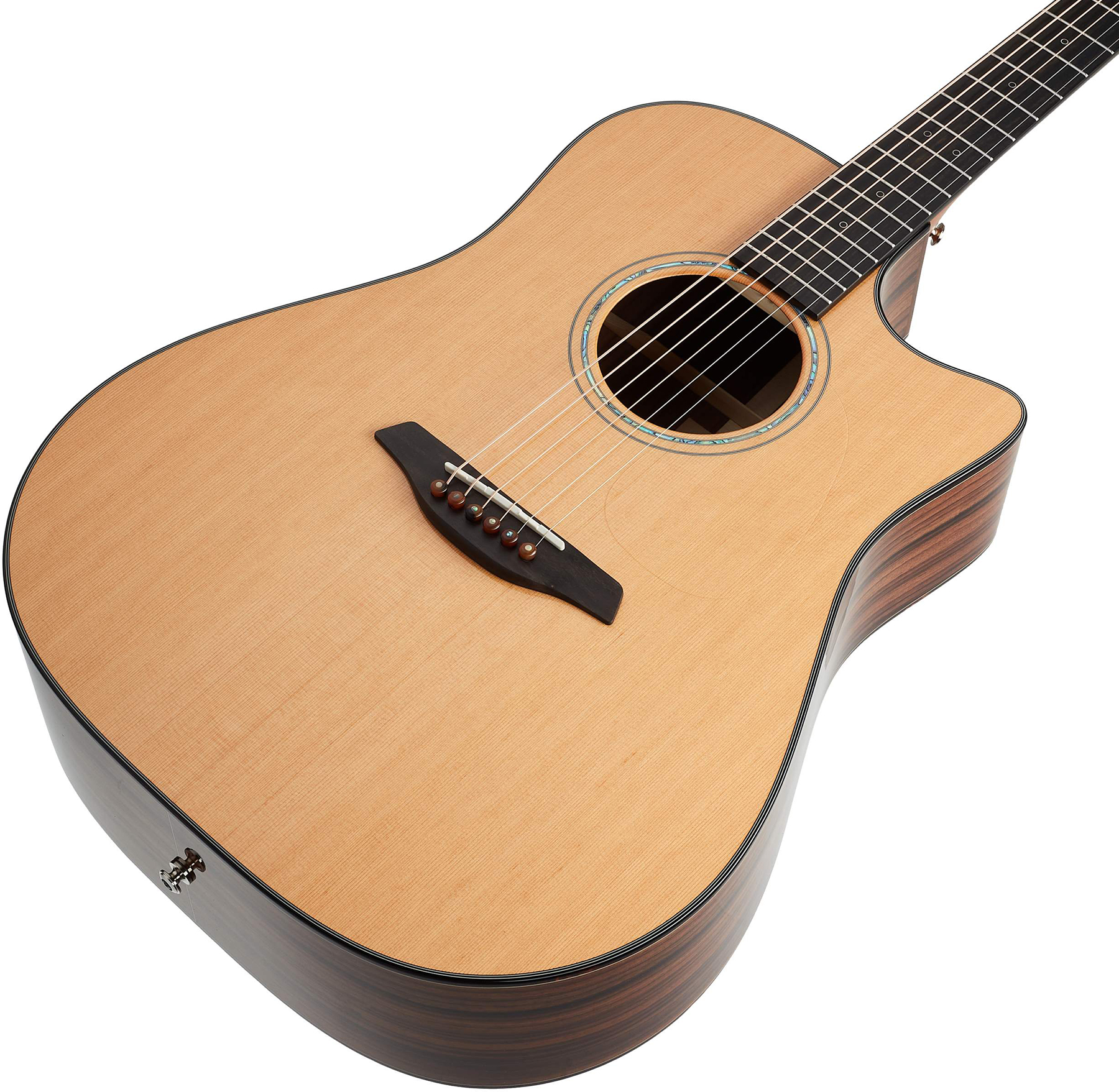 Furch Dc-cr Lrb1 Yellow Dreadnought Cw Cedre Palissandre Eb - Natural Full-pore - Guitarra electro acustica - Variation 2