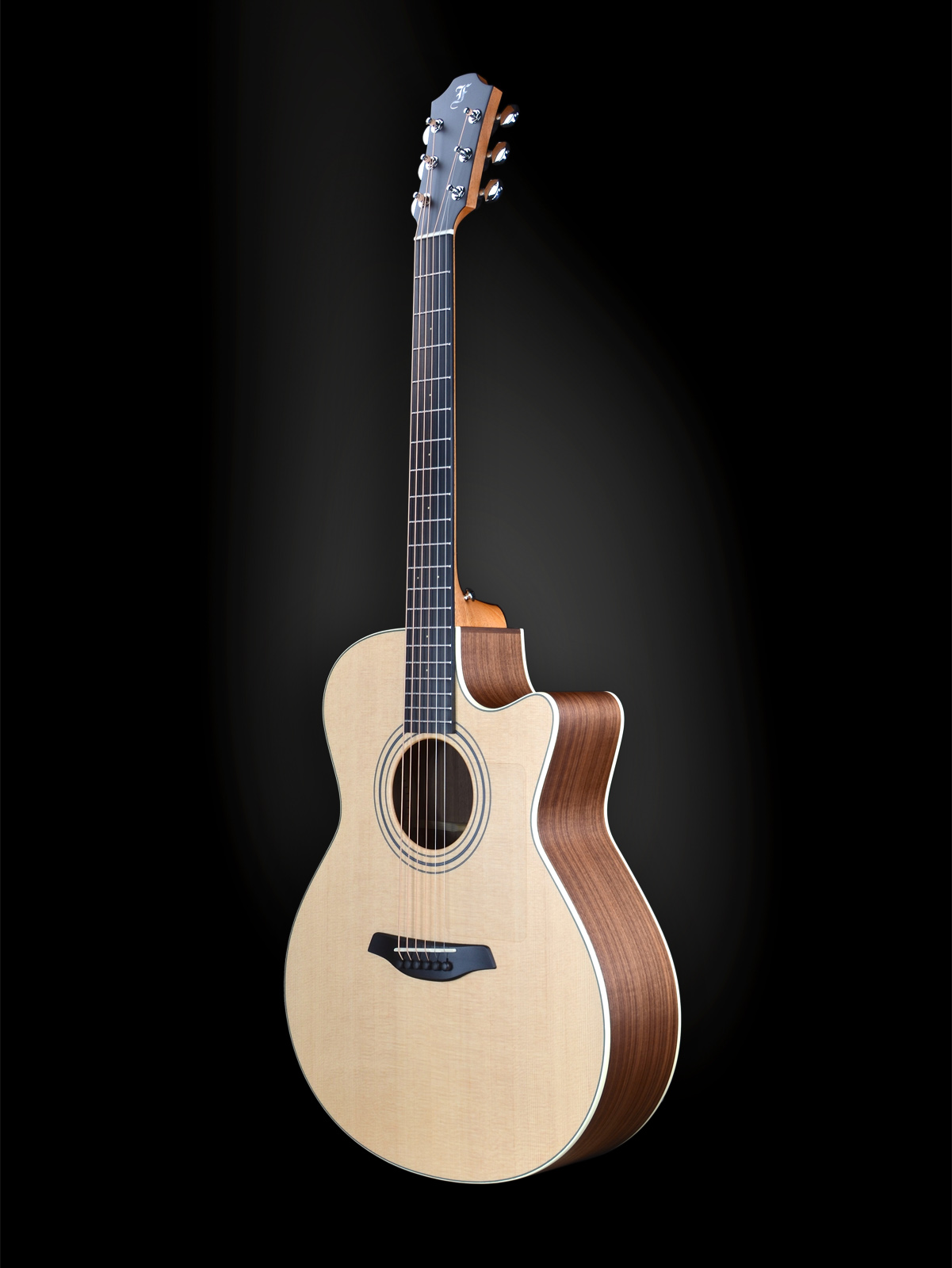 Furch Blue Gc-sw Grand Auditorium Cw Epicea Noyer Eb Lrb1 - Natural Open-pore - Guitarra electro acustica - Variation 1