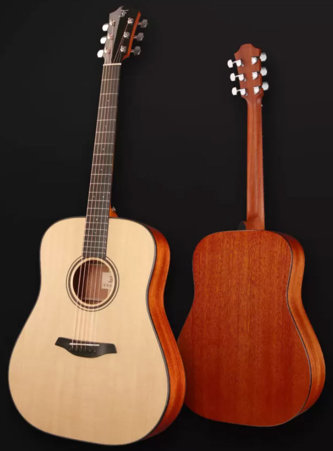Furch Green D-sm Lrb1 Dreadnought Epicea Acajou Eb - Natural Full-pore Gloss - Guitarra folk - Variation 2
