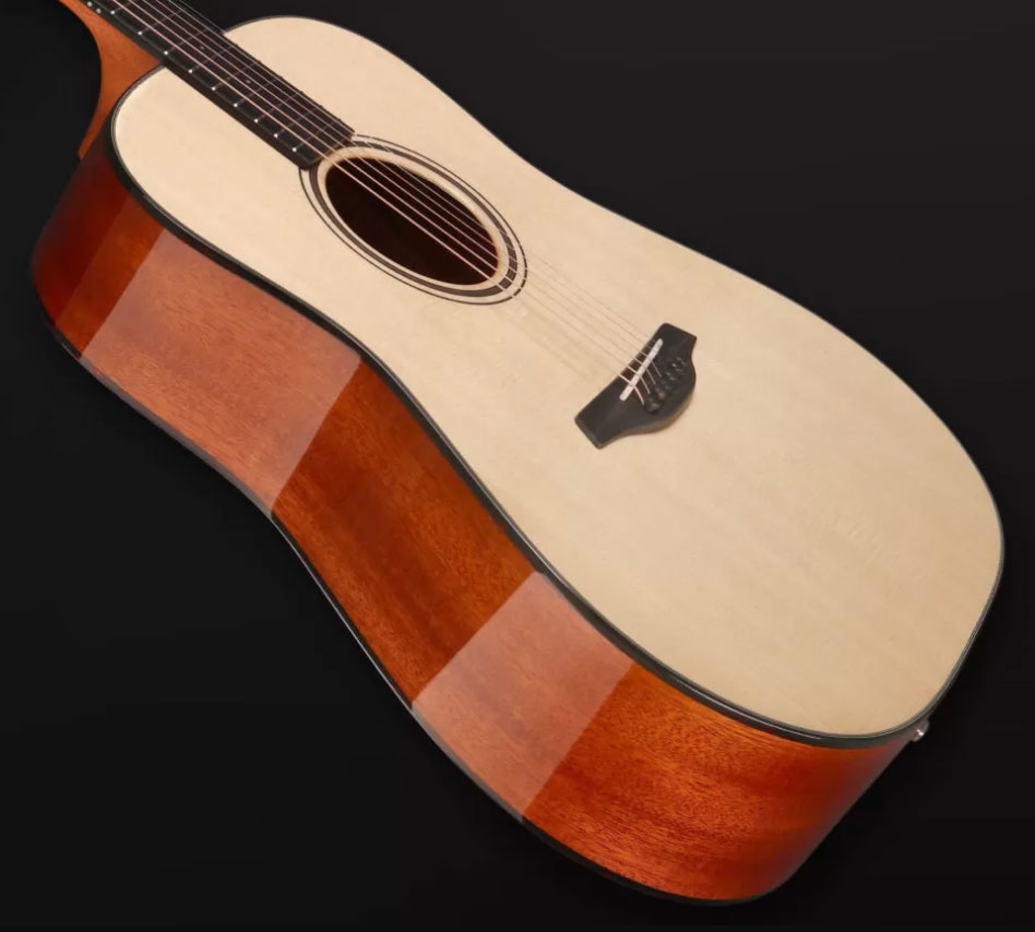 Furch Green D-sm Lrb1 Dreadnought Epicea Acajou Eb - Natural Full-pore Gloss - Guitarra folk - Variation 3