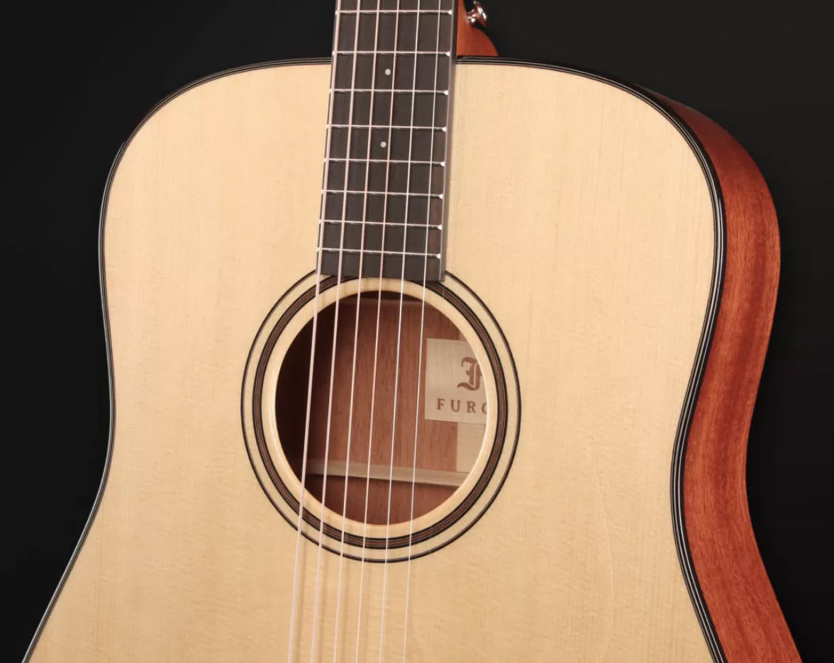 Furch Green D-sm Lrb1 Dreadnought Epicea Acajou Eb - Natural Full-pore Gloss - Guitarra folk - Variation 4