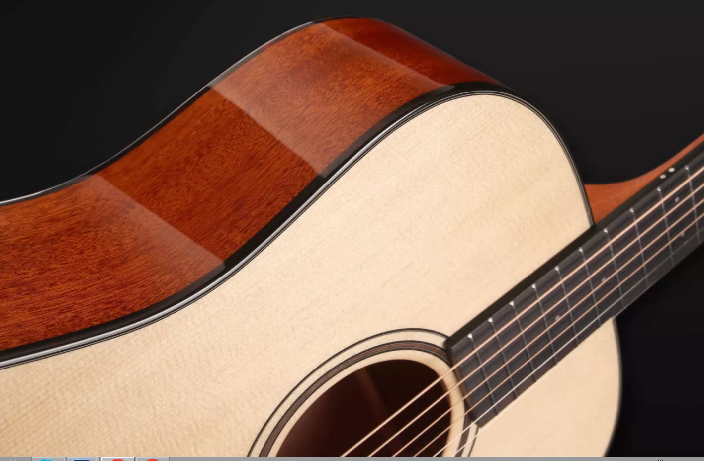 Furch Green D-sm Lrb1 Dreadnought Epicea Acajou Eb - Natural Full-pore Gloss - Guitarra folk - Variation 5