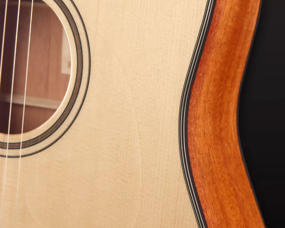 Furch Green D-sm Lrb1 Dreadnought Epicea Acajou Eb - Natural Full-pore Gloss - Guitarra folk - Variation 6