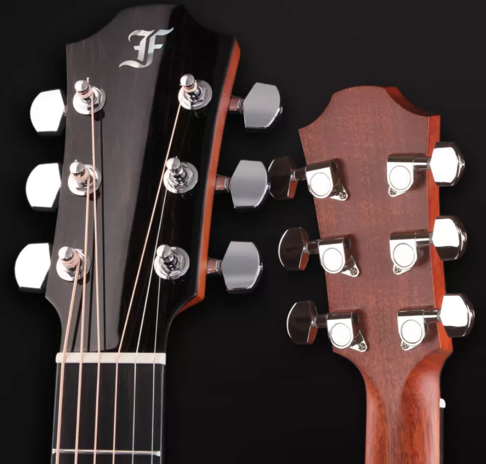 Furch Green D-sm Lrb1 Dreadnought Epicea Acajou Eb - Natural Full-pore Gloss - Guitarra folk - Variation 8